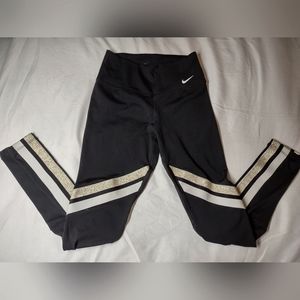 👻3 for $15 Mix & Match👻 Black Nike Leggings w/ Gold & White Detailing On Legs